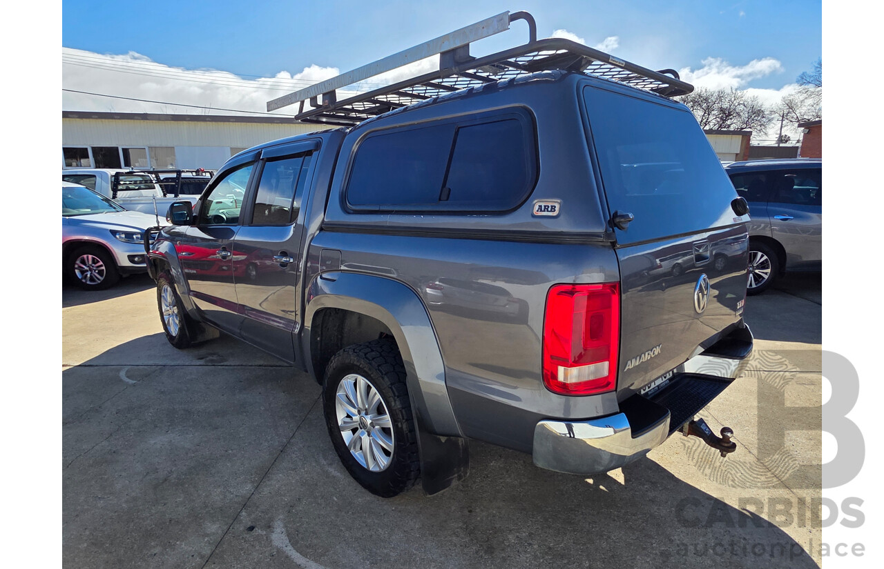 8/2011 Volkswagen Amarok Tdi400 Highline (4x4) 2H Dual Cab Utility Grey 2.0L