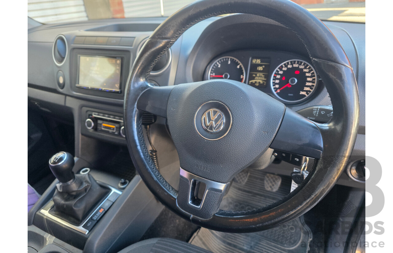 8/2011 Volkswagen Amarok Tdi400 Highline (4x4) 2H Dual Cab Utility Grey 2.0L