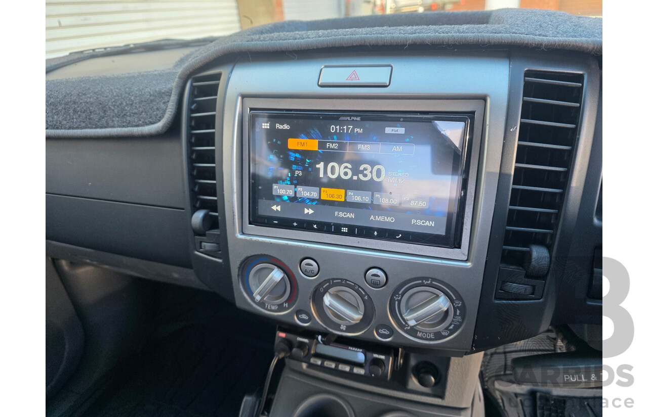2/2007 Ford Ranger XLT (4x4) PJ Dual Cab P/Up White Turbo Diesel 3.0L