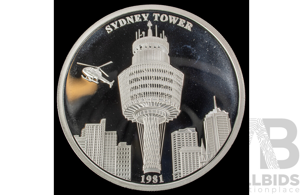 Eight Australian Macquarie Mint 225 Years of Sydney Silver Plated Coins