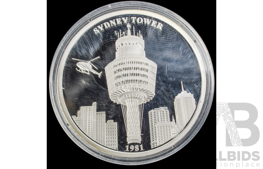 Eight Australian Macquarie Mint 225 Years of Sydney Silver Plated Coins