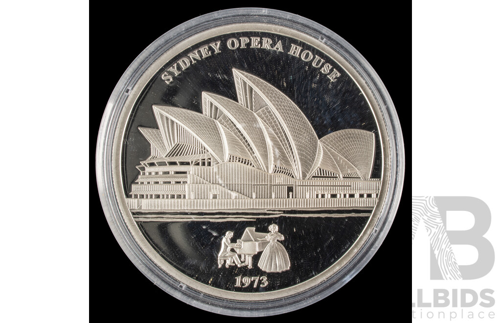 Eight Australian Macquarie Mint 225 Years of Sydney Silver Plated Coins