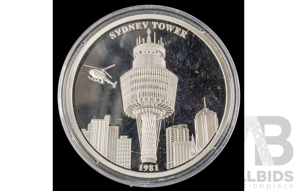 Eight Australian Macquarie Mint 225 Years of Sydney Silver Plated Coins