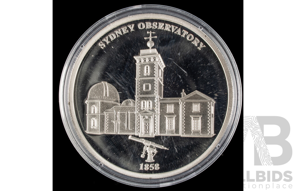Eight Australian Macquarie Mint 225 Years of Sydney Silver Plated Coins