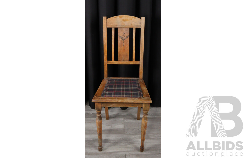 Pair of Oak Country Cottage Chairs