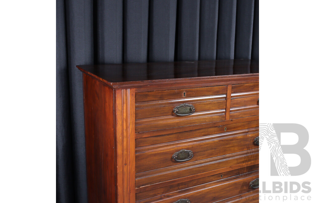 Reproduction Timber Chest of Five Drawers