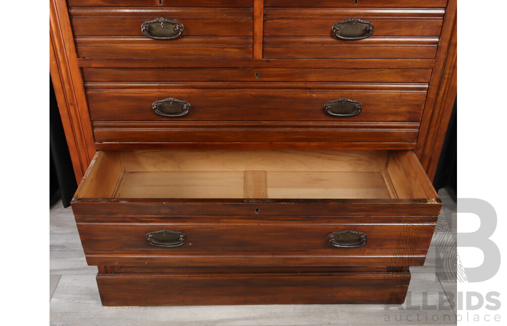 Reproduction Timber Chest of Five Drawers