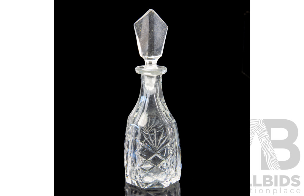 Collection Quality Crystal Including Antique Danish Tankard Example with 1861 Engrave to Front and More