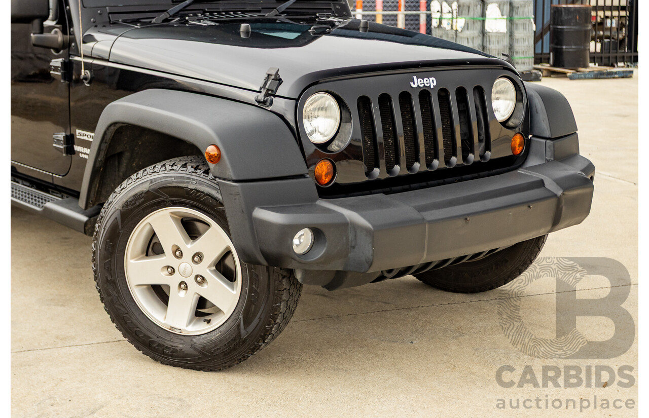 5/2013 Jeep Wrangler Unlimited Sport (4x4) JK MY13 4d Hardtop/Softtop Black 3.6L