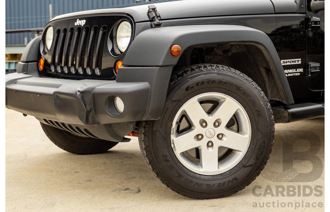 5/2013 Jeep Wrangler Unlimited Sport (4x4) JK MY13 4d Hardtop/Softtop Black 3.6L