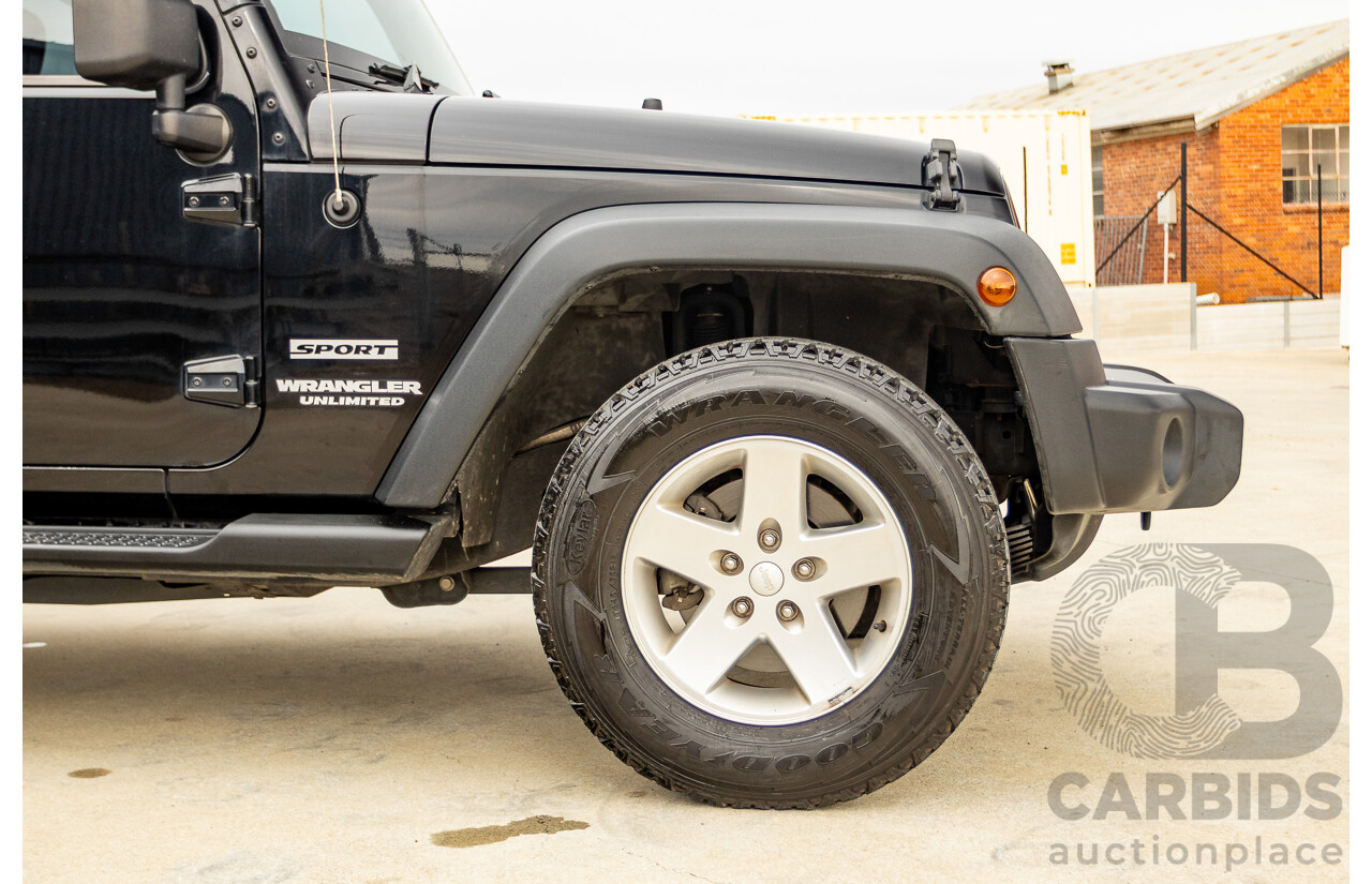 5/2013 Jeep Wrangler Unlimited Sport (4x4) JK MY13 4d Hardtop/Softtop Black 3.6L