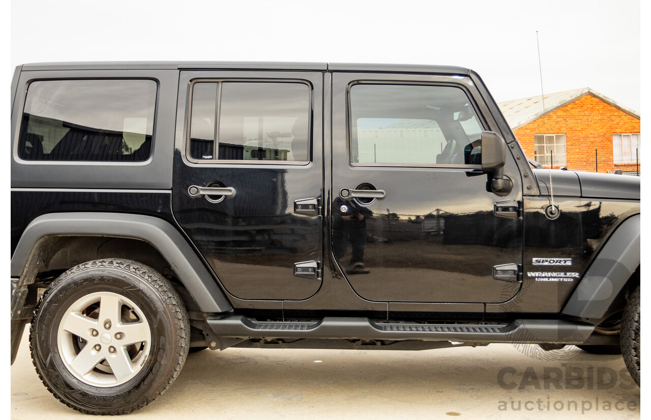 5/2013 Jeep Wrangler Unlimited Sport (4x4) JK MY13 4d Hardtop/Softtop Black 3.6L