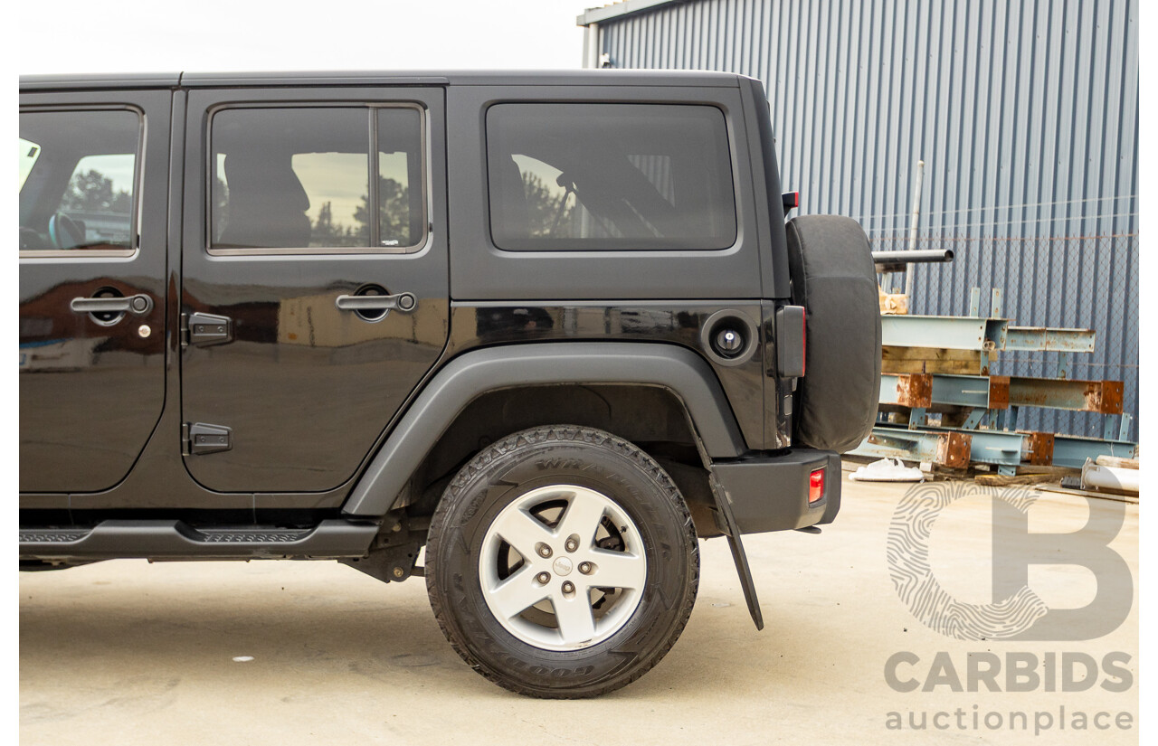 5/2013 Jeep Wrangler Unlimited Sport (4x4) JK MY13 4d Hardtop/Softtop Black 3.6L