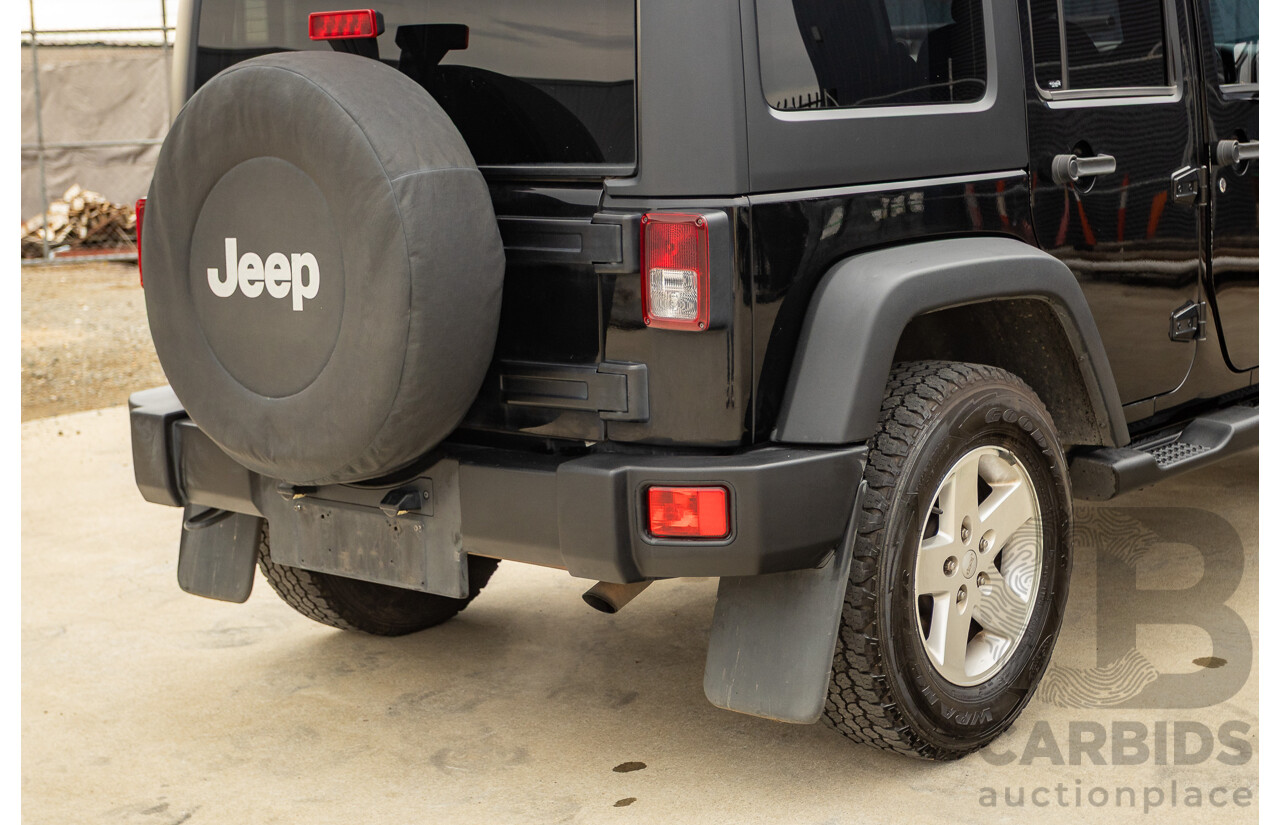 5/2013 Jeep Wrangler Unlimited Sport (4x4) JK MY13 4d Hardtop/Softtop Black 3.6L