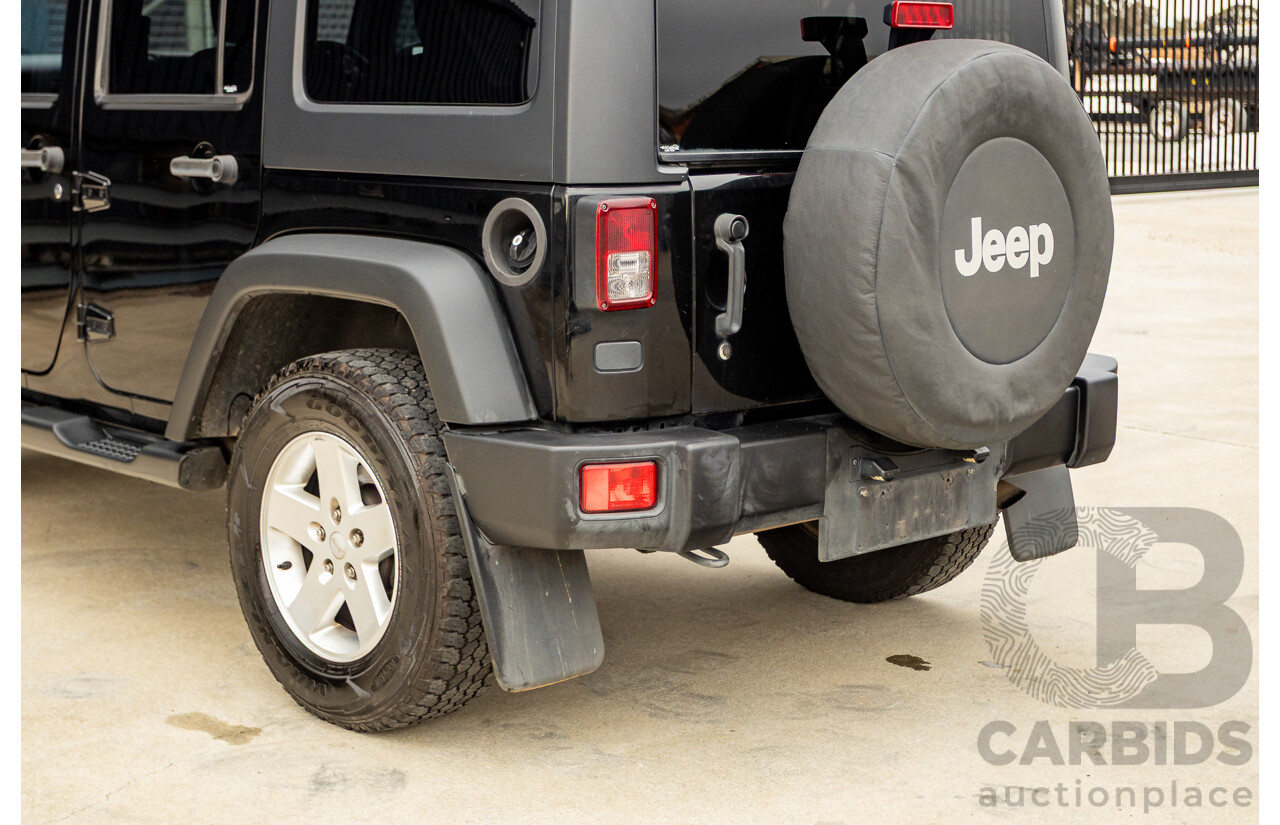 5/2013 Jeep Wrangler Unlimited Sport (4x4) JK MY13 4d Hardtop/Softtop Black 3.6L