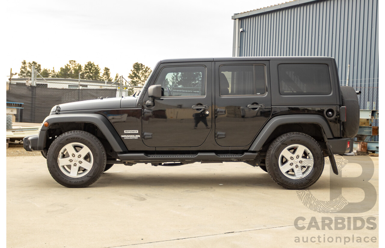 5/2013 Jeep Wrangler Unlimited Sport (4x4) JK MY13 4d Hardtop/Softtop Black 3.6L
