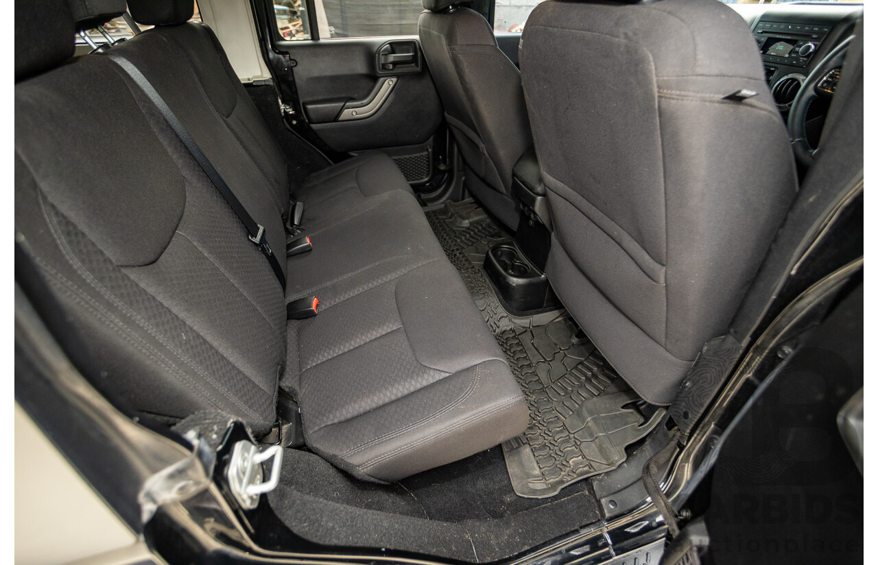 5/2013 Jeep Wrangler Unlimited Sport (4x4) JK MY13 4d Hardtop/Softtop Black 3.6L