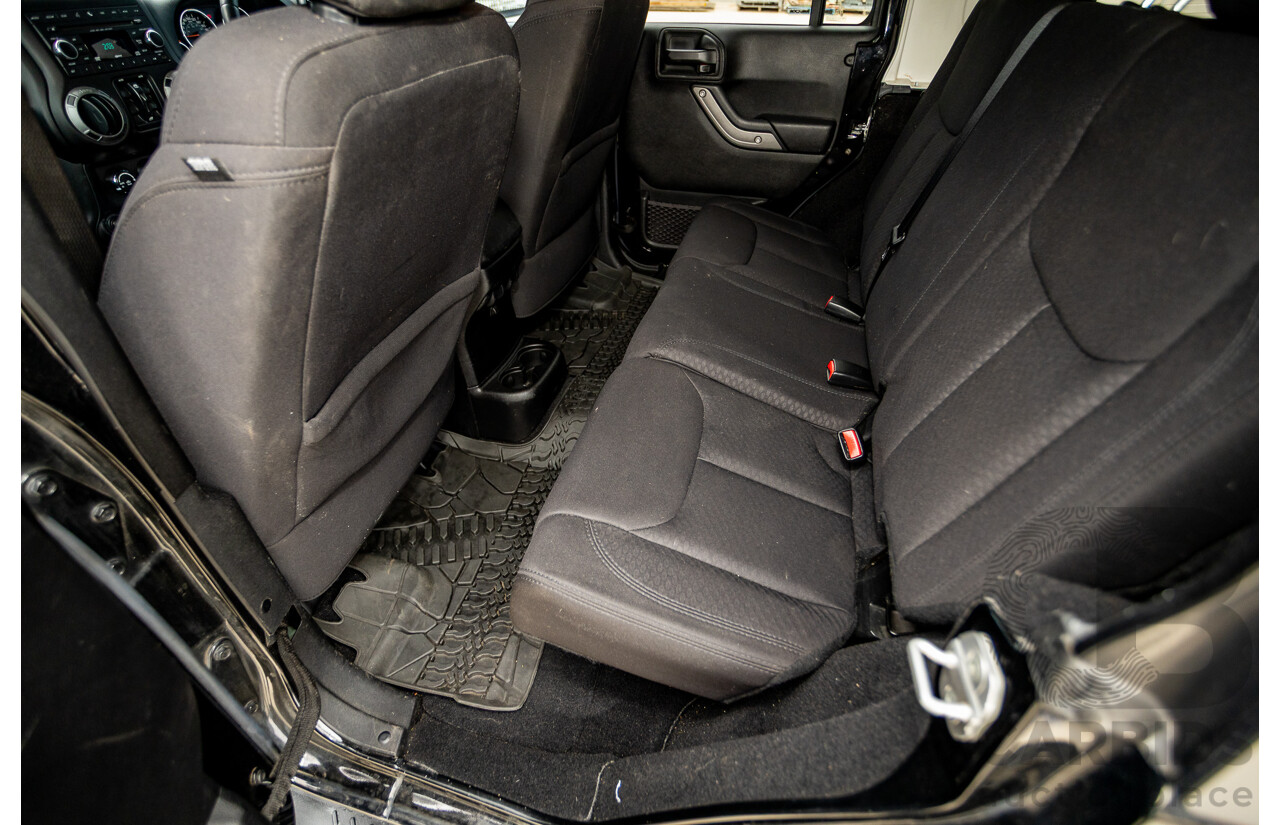 5/2013 Jeep Wrangler Unlimited Sport (4x4) JK MY13 4d Hardtop/Softtop Black 3.6L
