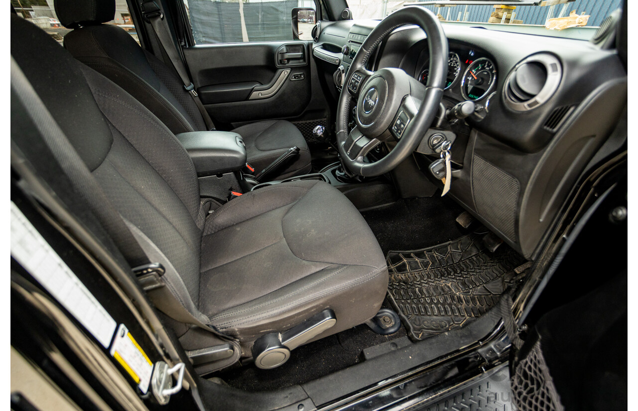 5/2013 Jeep Wrangler Unlimited Sport (4x4) JK MY13 4d Hardtop/Softtop Black 3.6L