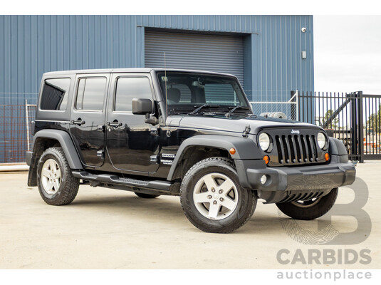 5/2013 Jeep Wrangler Unlimited Sport (4x4) JK MY13 4d Hardtop/Softtop Black 3.6L