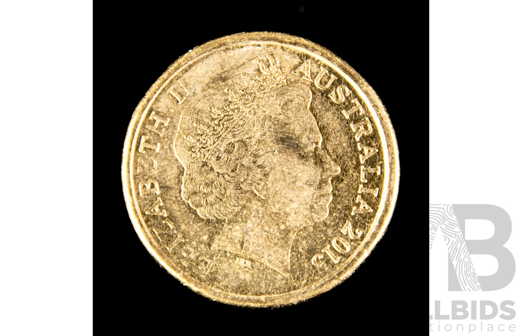 Australian 2013 Two dollar coin, QE2 60 years Coronation 