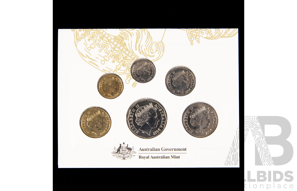Australian 2017 six coin set 