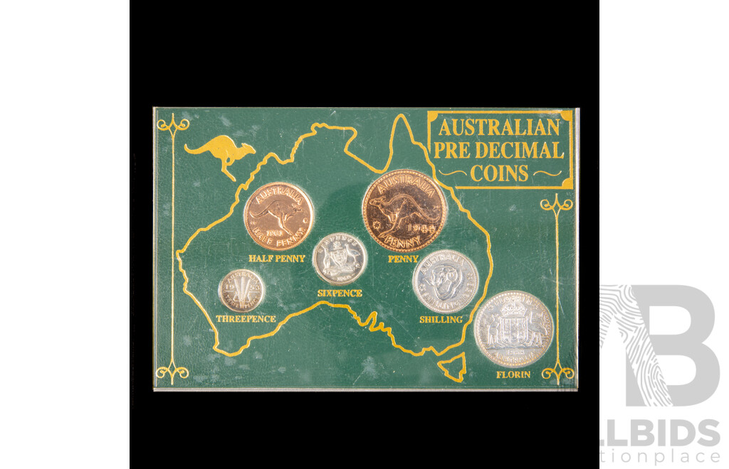 Aostralian Pre Decimal six coin set.
