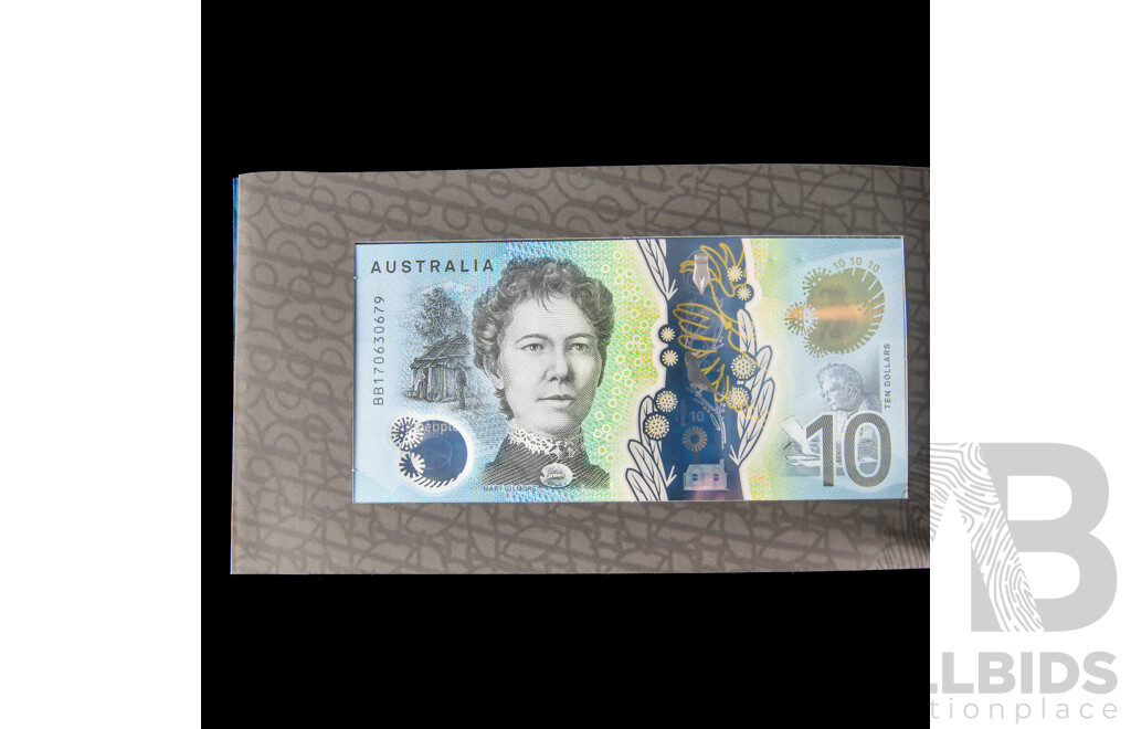 Australian 2015 2017 $10 notes.