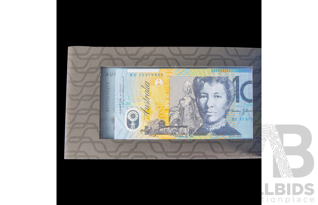 Australian 2015 2017 $10 notes.