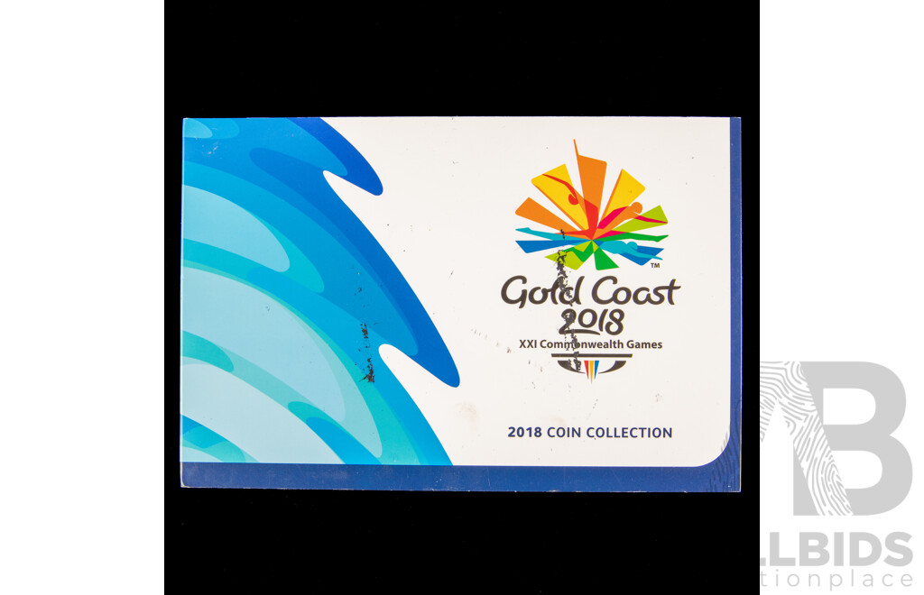 Australian 2018 seven coin set. Gold Coast Commonwealth Games.