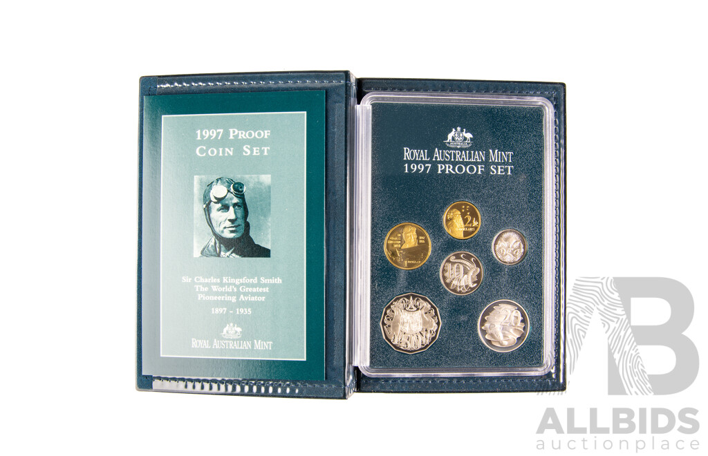 Australian 1997 and 1998 PROOF coin sets.