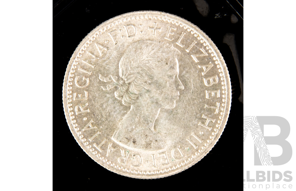 Australian 1954 Royal Visit a/UNC florin