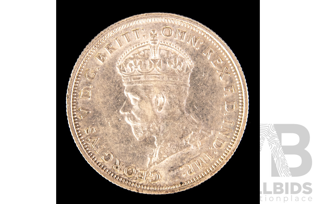 Australian 1927 Parlament a/UNC florin