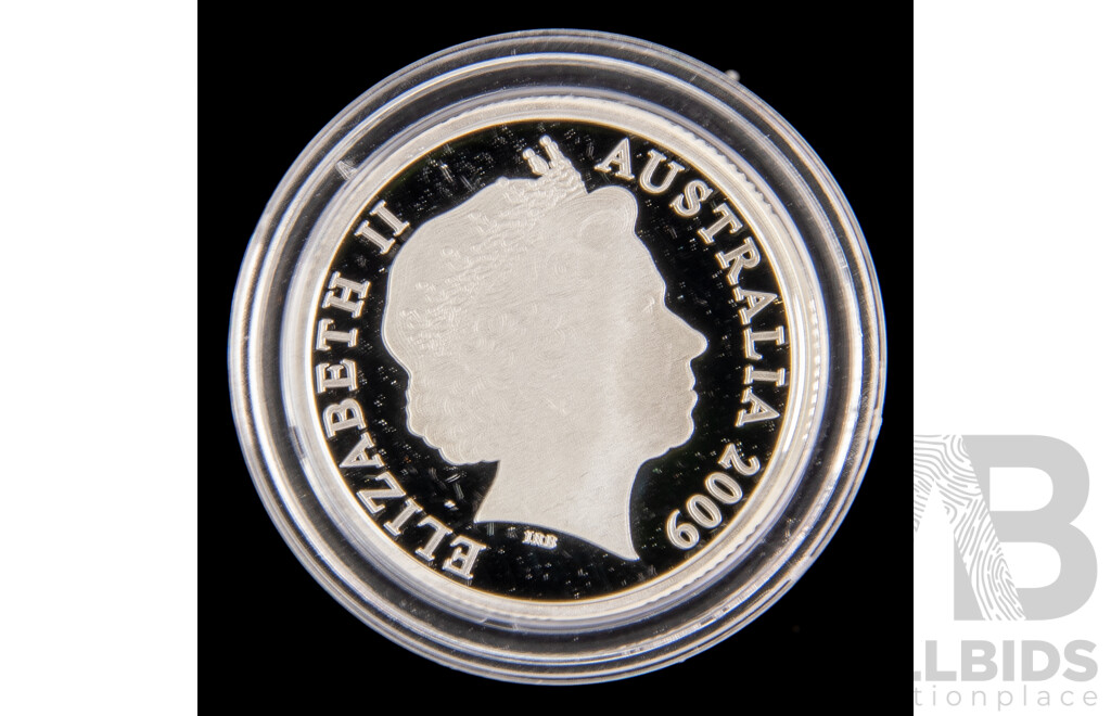 Australian2009 Citizenship silver proof one dollar coin