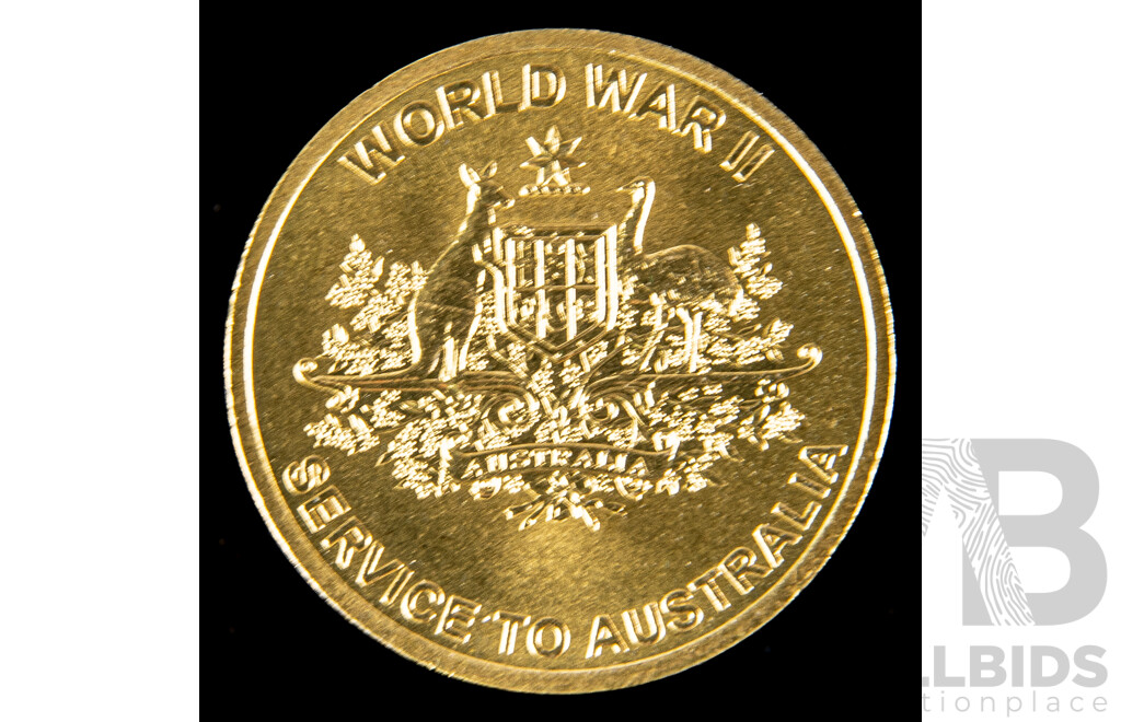 Australian 2005 60th Anniversary end WW2 Medallion.