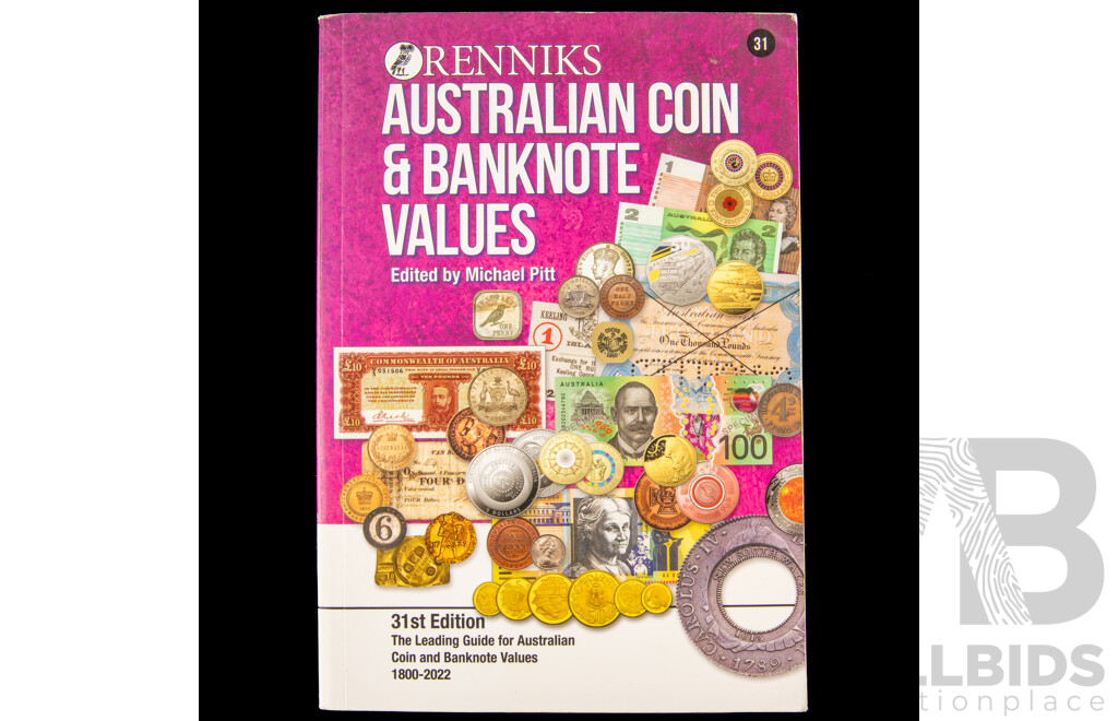2022 Renniks coin catalogue.
