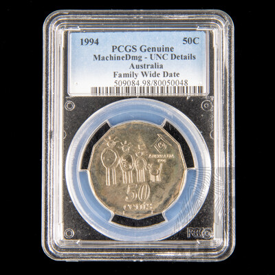 Australian 1994 fifty cent 