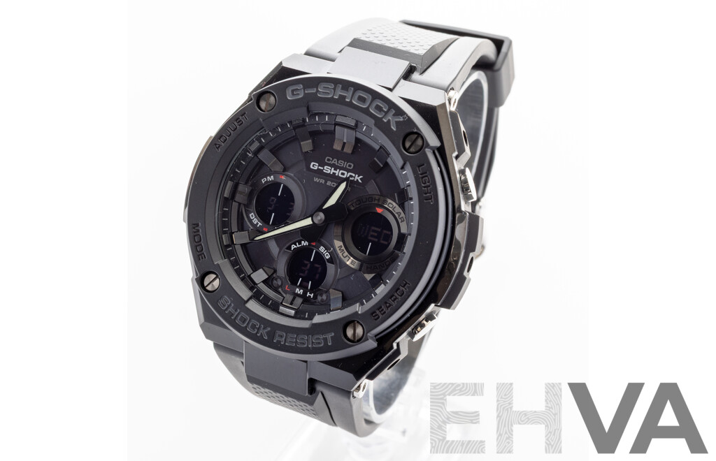 G-Shock 52.4mm GST-S100 Series Watch, Model GST-S100G-1B