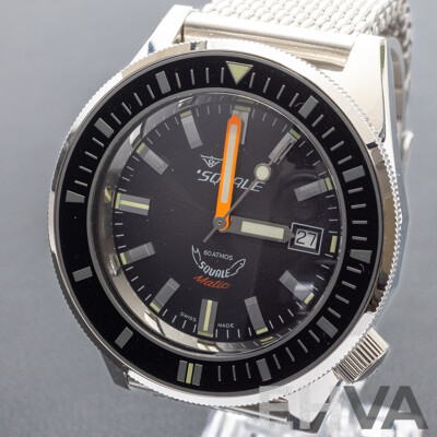 Squale 44mm Matic 600m Diver Watch, Model MATICXSA.ME22