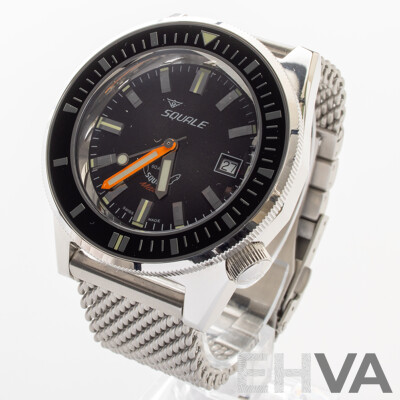 Squale 44mm Matic 600m Diver Watch, Model MATICXSA.ME22