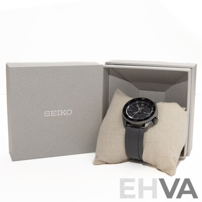 Seiko 42.5mm 5 Sports 'Street Style' Blackout Watch, Model SBSA025
