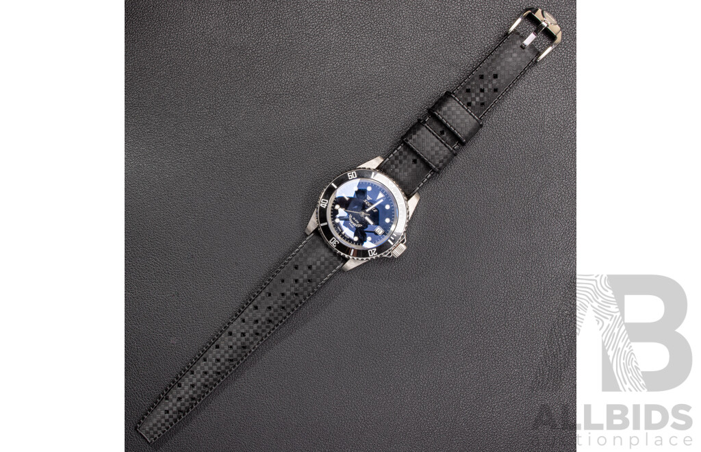Squale 42mm 1545 Series Dive Watch, Model Y1545SILVE.HT
