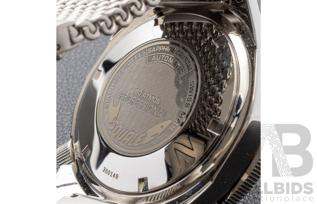 Squale 44mm Matic 600m Diver Watch, Model MATICXSA.ME22