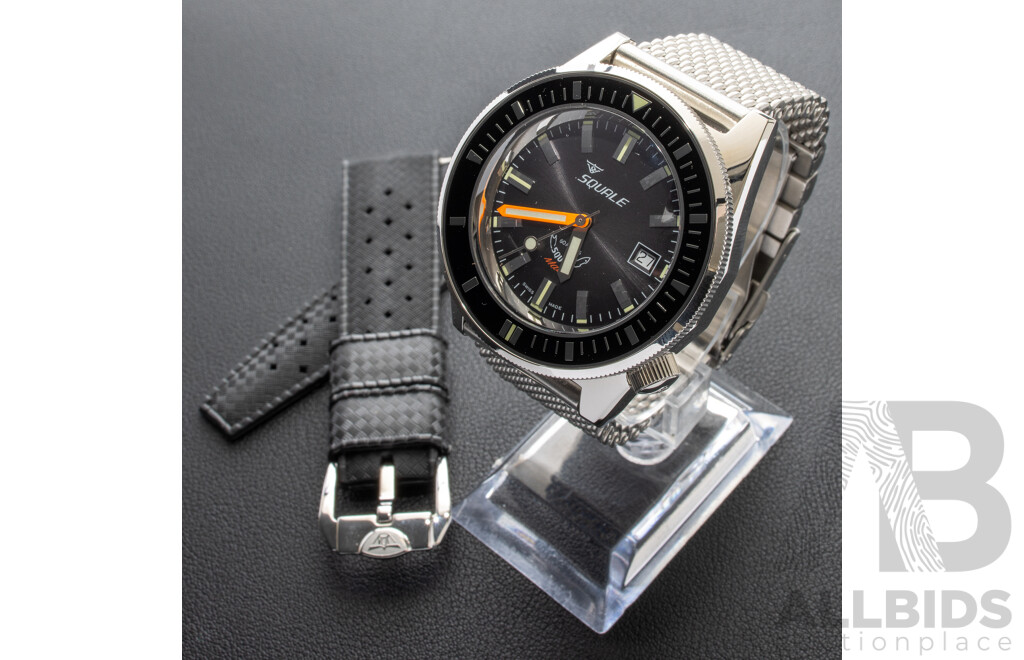 Squale 44mm Matic 600m Diver Watch, Model MATICXSA.ME22