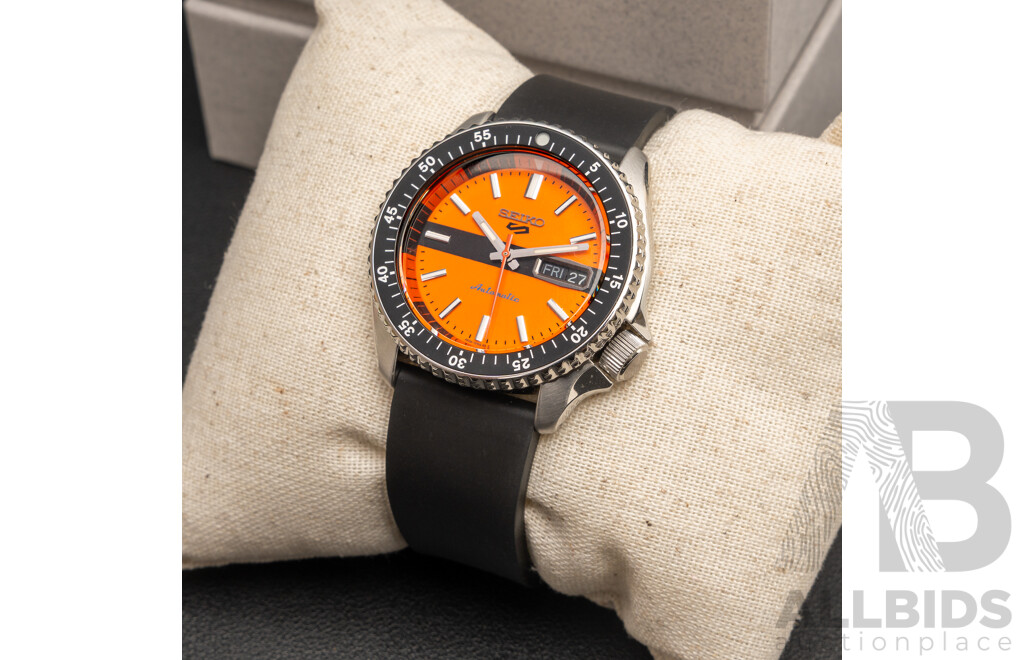 Seiko 5 Sports 'New Double Hurricane' Retro Colour Collection Automatic Men's Watch