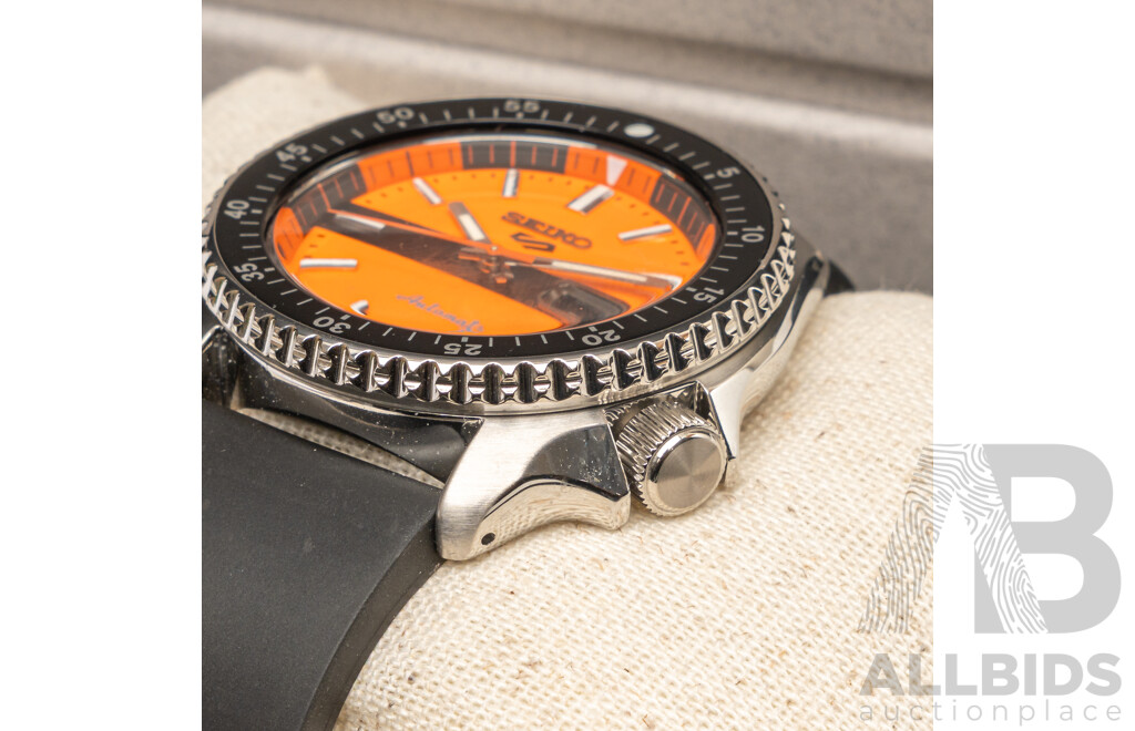 Seiko 5 Sports 'New Double Hurricane' Retro Colour Collection Automatic Men's Watch