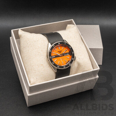 Seiko 5 Sports 'New Double Hurricane' Retro Colour Collection Automatic Men's Watch