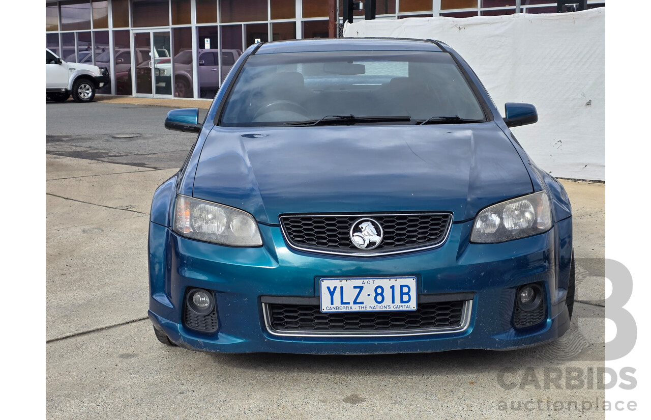 4/2012 Holden Commodore SV6 VE II MY12 4d Sedan Green 3.6L