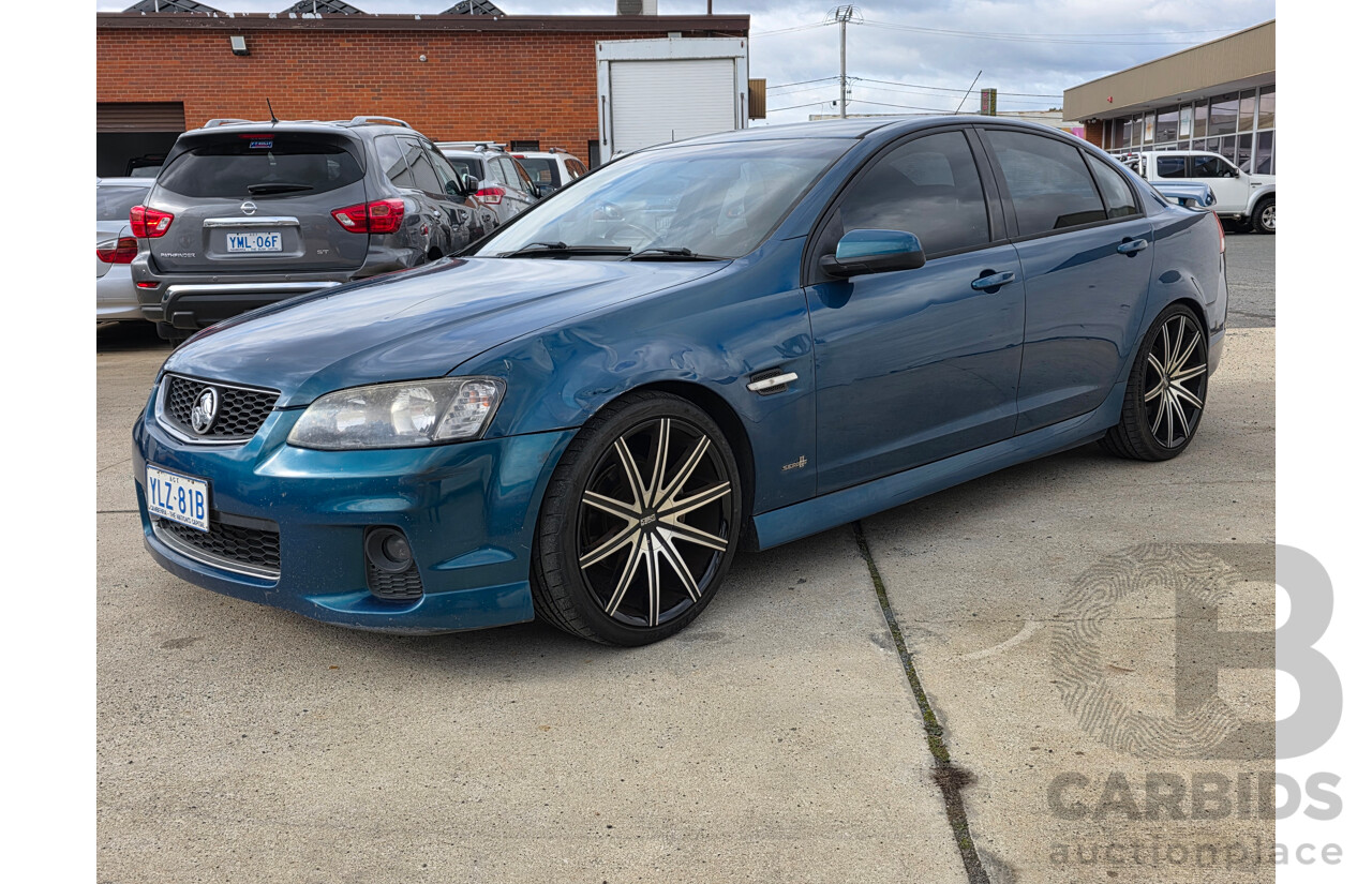 4/2012 Holden Commodore SV6 VE II MY12 4d Sedan Green 3.6L