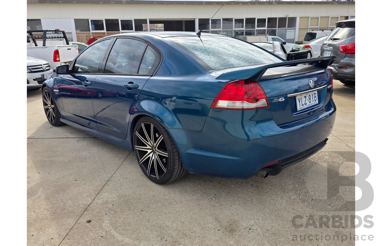 4/2012 Holden Commodore SV6 VE II MY12 4d Sedan Green 3.6L